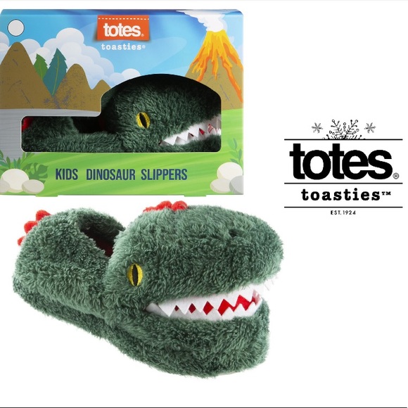 boys dinosaur slippers
